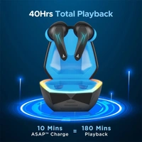 boAt Immortal 128 Gaming Earbuds with ENx Technology - White Sabre - White Sabre