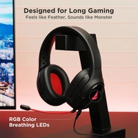 boAt Immortal IM 1300 Gaming Bluetooth Wireless Over Ear Headphones - Blue - Blue