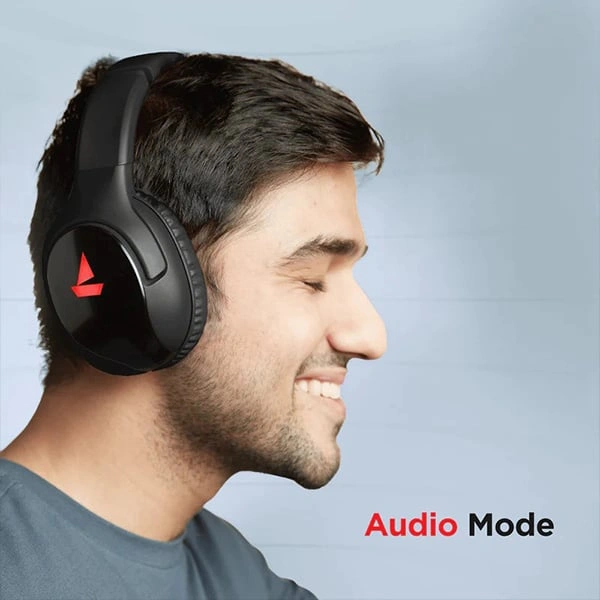 boAt Immortal IM 1300 Gaming Bluetooth Wireless Over Ear Headphones - Blue - Blue