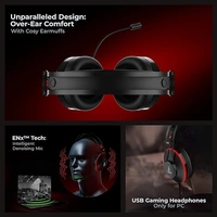 boAt Immortal IM 400 Over-Ear Wired Gaming Headphones