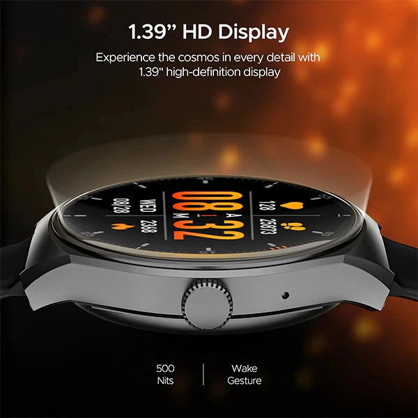 boAt Lunar Comet Smart Watch - Active Black - Active Black