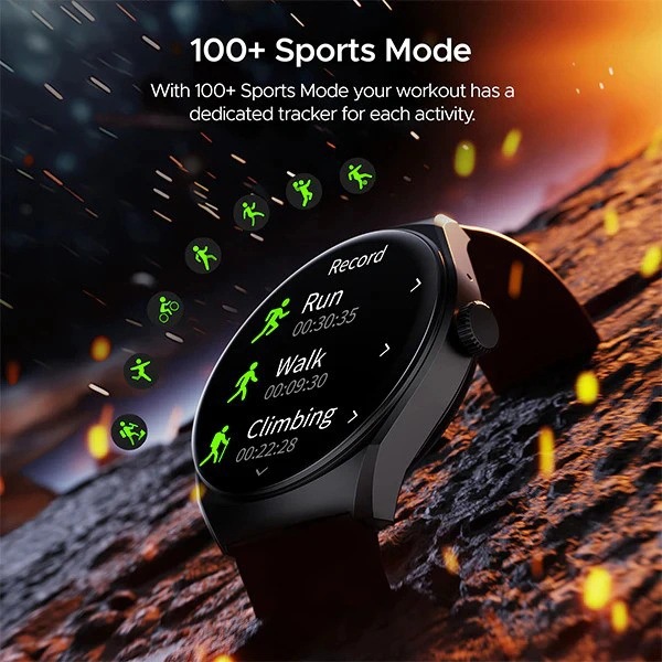boAt Lunar Comet Smart Watch - Active Black - Active Black