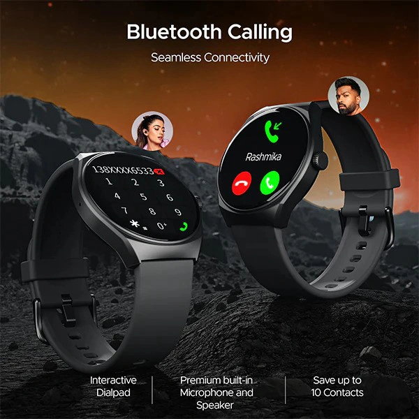 boAt Lunar Comet Smart Watch - Active Black - Active Black