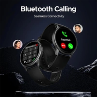 boAt Lunar Peak with 1.45 AMOLED Display Advanced BT Calling Smart Watch - Black - Black