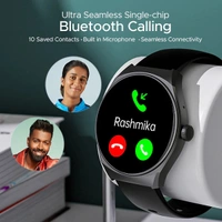 boAt Lunar Seek Premium Smartwatch with Bluetooth Calling - Dark Grey - Dark Grey