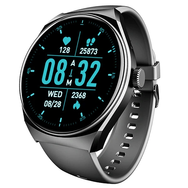 boAt Lunar Seek Premium Smartwatch with Bluetooth Calling - Dark Grey - Dark Grey