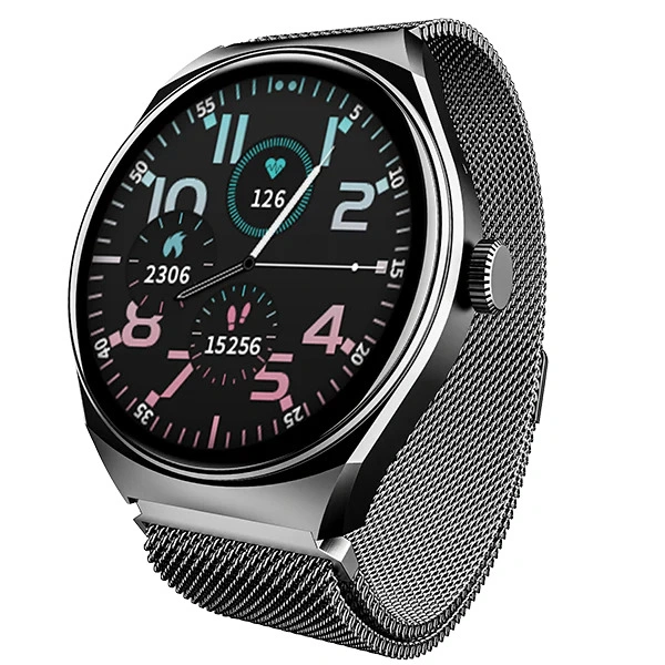 boAt Lunar Seek Premium Smartwatch with Bluetooth Calling - Metal Grey - Metal Grey