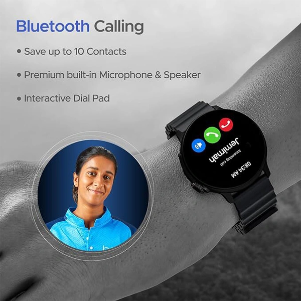 boAt Lunar Tigon Smart Watch with 1.45" AMOLED Display - Deep Blue - Deep Blue