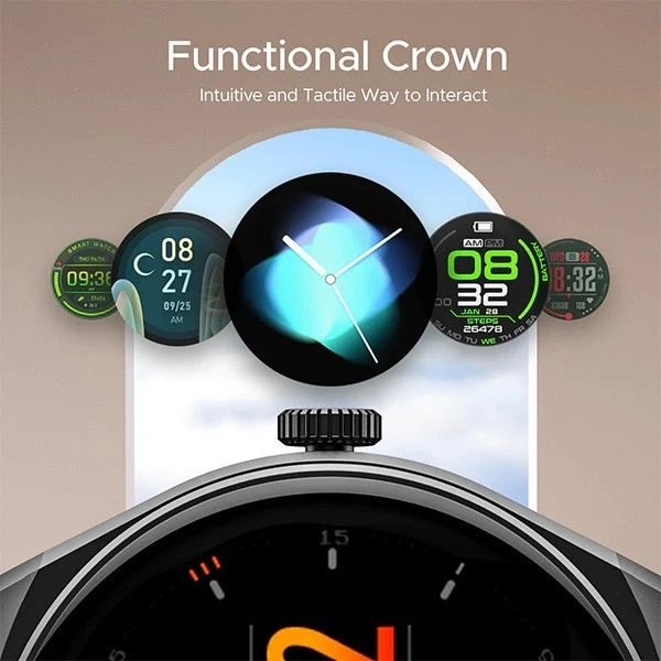 boAt Lunar Velocity Smart Watch - Active Black - Active Black