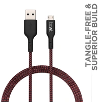 boAt Micro USB 150 1.5 Meter USB Cable - Jet Black - Jet Black