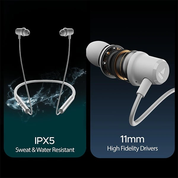 boAt Nirvana 525ANC Wireless Earphone with Dolby Audio - Cosmic Grey - Cosmic Grey