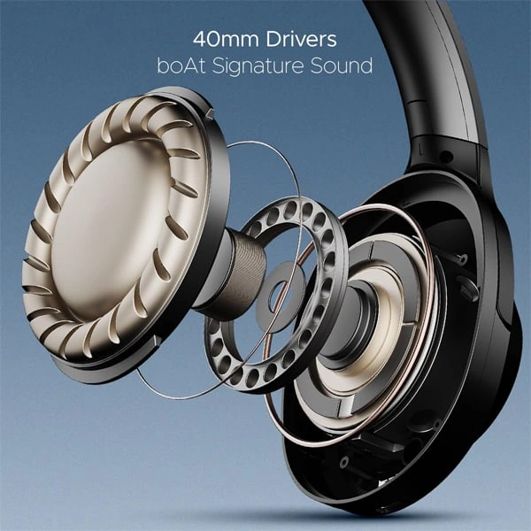 boAt Nirvana 751 ANC Wireless Headphone - Gray - Gray