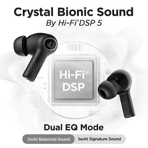 boAt Nirvana Ion Bluetooth Wireless Earbuds With Crystal Bionic Sound - Ivory White - Ivory White