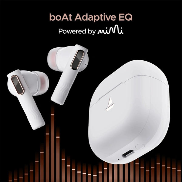 boAt Nirvana Nebula Truly Wireless Earbuds - White - White