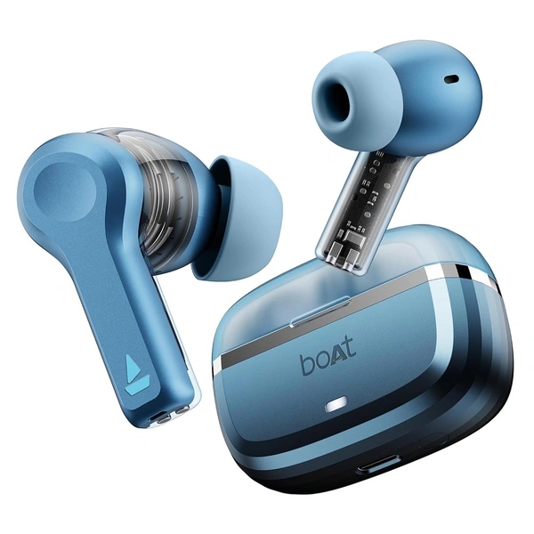 boAt Nirvana Space Truly Wireless Earbuds - Blue - Blue