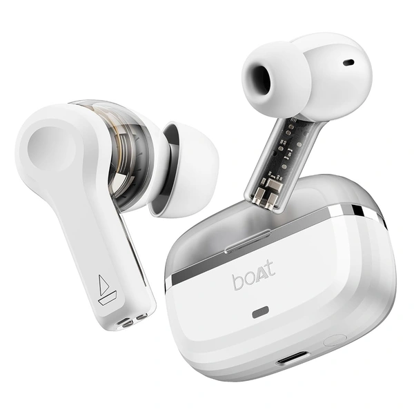 boAt Nirvana Space Truly Wireless Earbuds - White - White