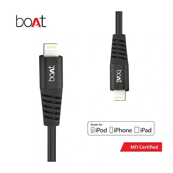 boAt Para-Armour Lightning Cable - Blue - Blue