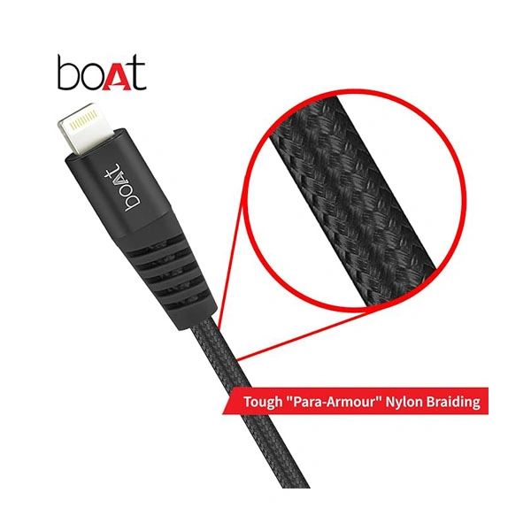 boAt Para-Armour Lightning Cable - Blue - Blue