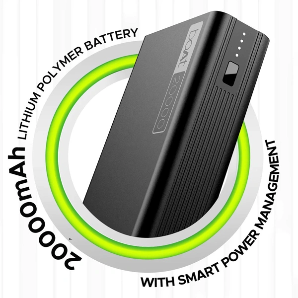 boAt PB400 Powerbank with 20000mAh Battery - Steel Blue - Steel Blue