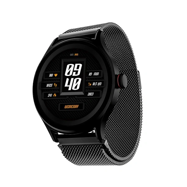 boAt Primia Celestial with 3.86 cm (1.52 Inch) HD Display Smartwatch - Metal Grey - Metal Grey