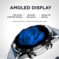 boAt Primia Smart Watch with Bluetooth Calling - Ocean Blue - Ocean Blue