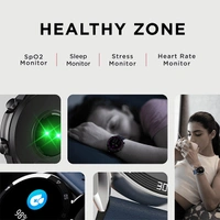 boAt Primia Smart Watch with Bluetooth Calling - Ocean Blue - Ocean Blue