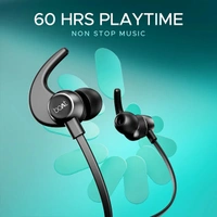 boAt Rockerz 255 Pro+ Bluetooth Neckband - Blue - Blue