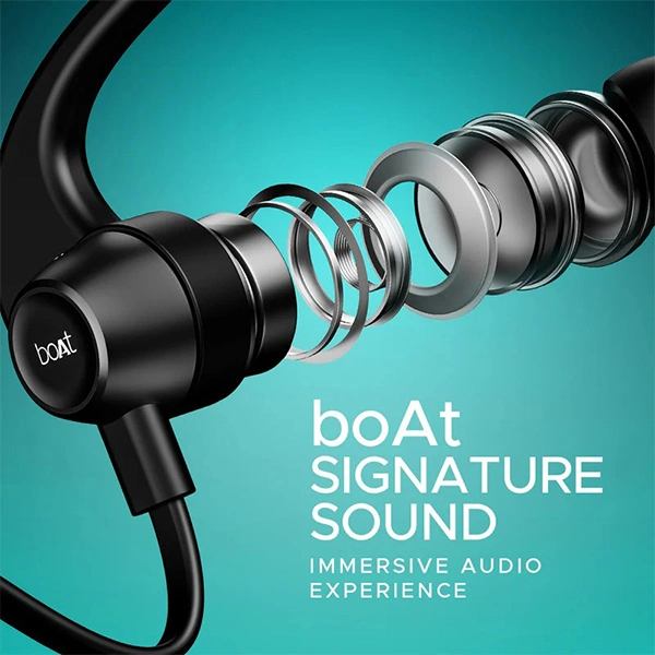 boAt Rockerz 255 Pro+ Bluetooth Neckband - Blue - Blue