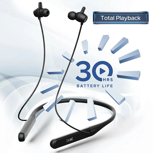 boAt Rockerz 255 Touch Neckband with Full Touch Controls - Deep Blue - Deep Blue