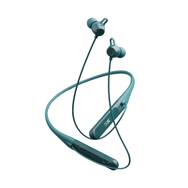 boAt Rockerz 255 Touch Neckband with Full Touch Controls - Teal Green - Teal Green