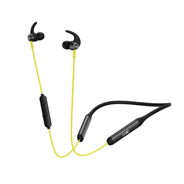 boAt Rockerz 330 Pro in-Ear Bluetooth Neckband - Yellow - Yellow