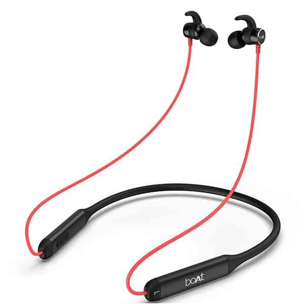 boAt Rockerz 330 Wireless Neckband - Red - Red