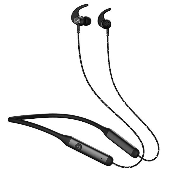 boAt Rockerz 333 Bluetooth Neckband - Black - Black