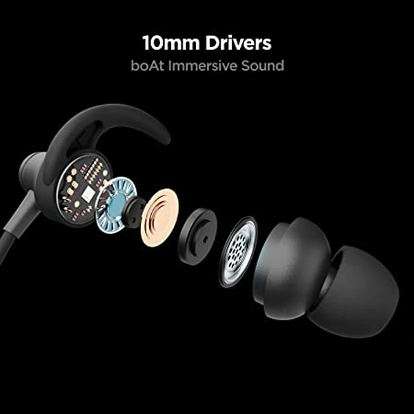 boAt Rockerz 335 Bluetooth Wireless in Ear Earphones - Bold Blue - Bold Blue