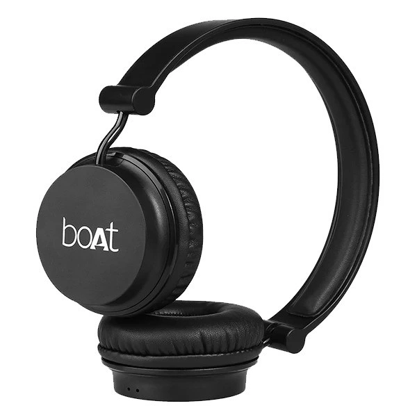 boAt Rockerz 400 Bluetooth Over Ear Headphone - Black - Black