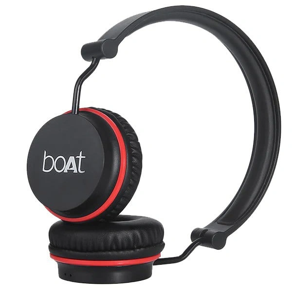 boAt Rockerz 400 Bluetooth Over Ear Headphone - Red - Red