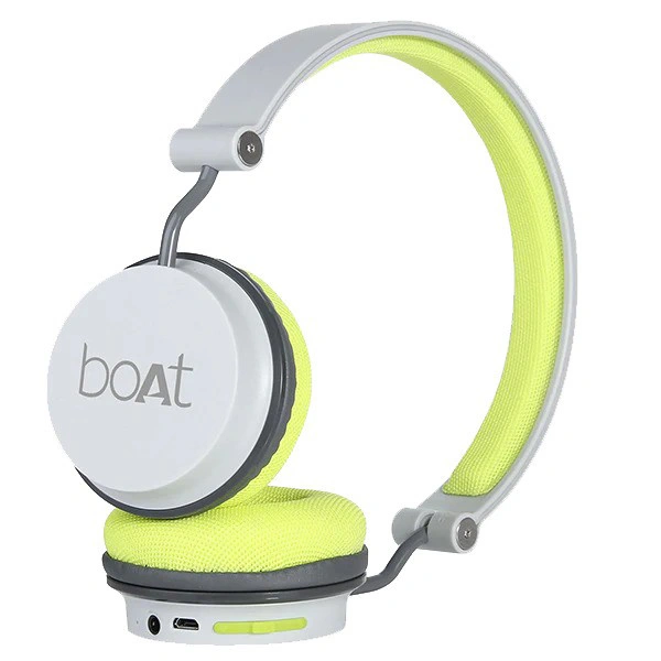 boAt Rockerz 400 Bluetooth Over Ear Headphone - Yellow - Yellow