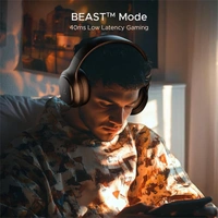 boAt Rockerz 430 Wireless Headphones with Voice Assistant - Blue - Blue