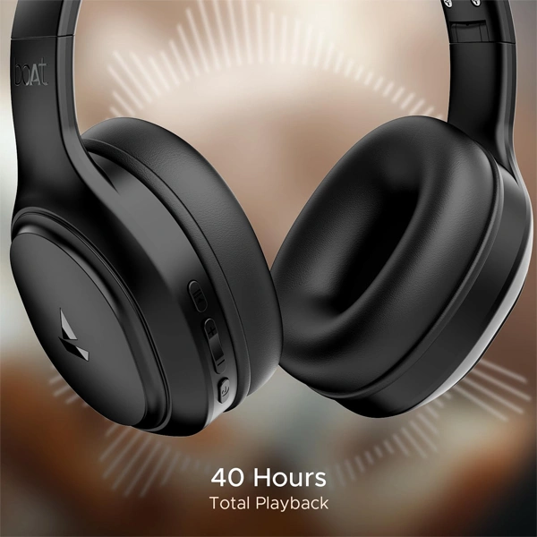 boAt Rockerz 430 Wireless Headphones with Voice Assistant - Blue - Blue