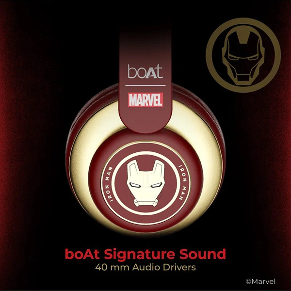 boAt Rockerz 450 Iron Man Edition Bluetooth Headphones
