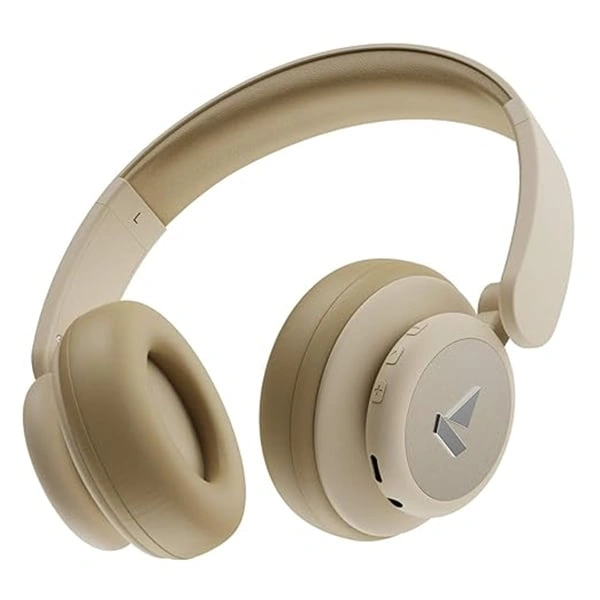 boAt Rockerz 450 Pro Wireless Headphone with 40mm Massive Drivers - Beige - Beige