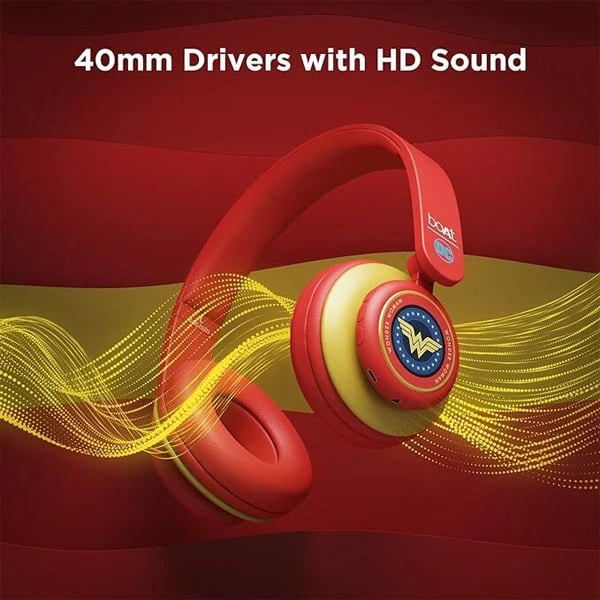 boAt Rockerz 450 Wonder Woman Edition Bluetooth Headphones