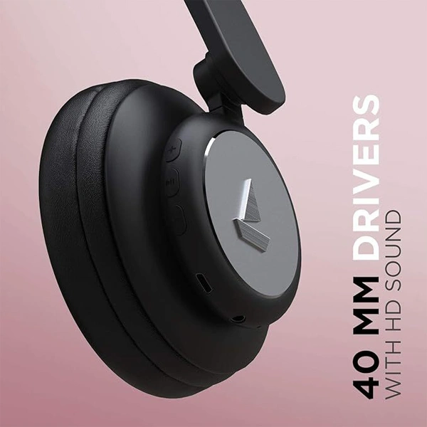 boAt Rockerz 450R On-Ear Headphones with 15 Hours Battery - Beige - Beige
