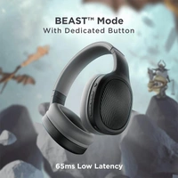 boAt Rockerz 460 Bluetooth Wireless Headphones - Bold Blue - Bold Blue