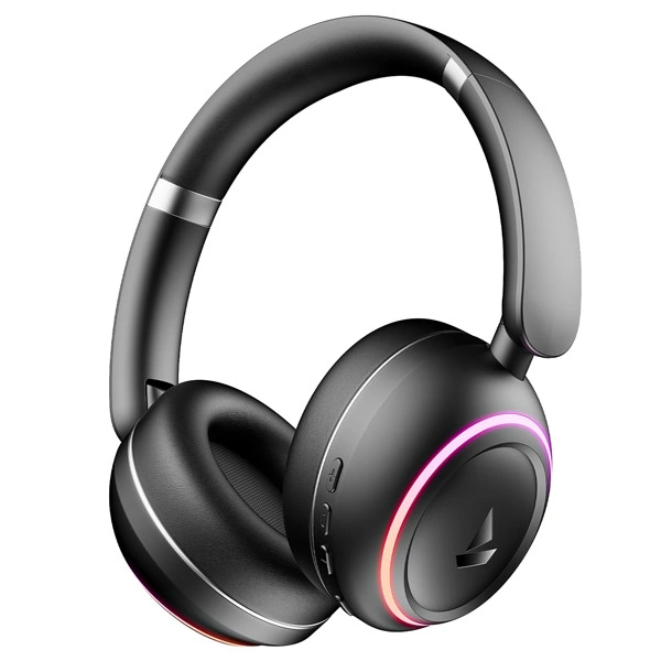 boAt Rockerz 480 Over Ear Wireless Bluetooth Headphone - Black - Black