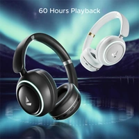 boAt Rockerz 480 Over Ear Wireless Bluetooth Headphone - Black - Black