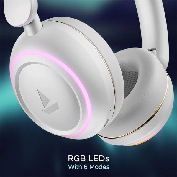 boAt Rockerz 480 Over Ear Wireless Bluetooth Headphone - Black - Black