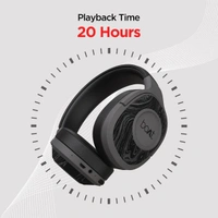 boAt Rockerz 550 Wireless Headphones with Mic - Maroon Maverick - Maroon Maverick