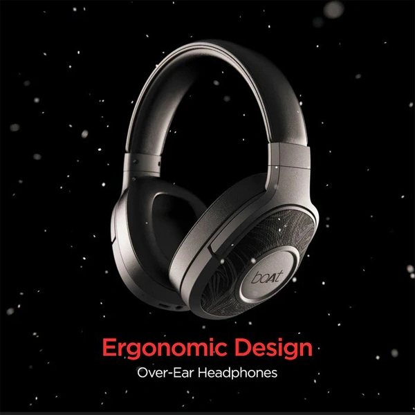 boAt Rockerz 550 Wireless Headphones with Mic - Maroon Maverick - Maroon Maverick