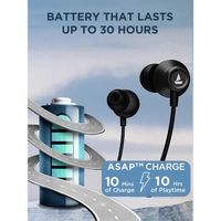 boAt Rockerz Apex Bluetooth Wireless in Ear Earphones - Funk Lime - Funk Lime